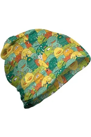 Abakuhaus Beanie Wandern im Freien Kindergarten Lustige Scary Monsters Motiv bunt