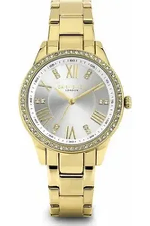 Daisy Dixon Mechanische Uhr London DD106GM Damenarmbanduhr silberfarben
