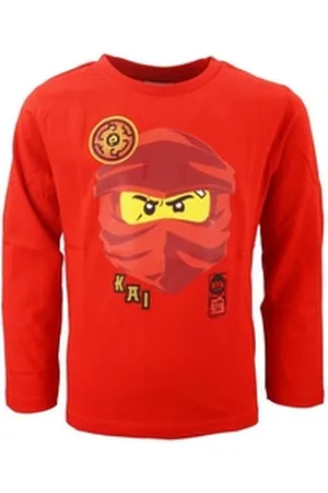 LEGO Wear ® Langarmshirt Ninjago Jay Jungen Kinder langarm Shirt Gr. 98 bis 128, Baumwolle 98