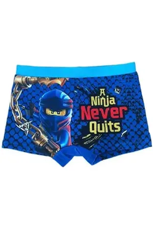 Lego Boxer-Badehose Lego Ninjago Boxer Badehose für Jungen 5 6 7 8 9 10Jahre blau 134/140