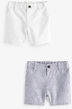 Next Chinoshorts Chino-Shorts, 2er Pack (2-tlg) weiß 86-92 (1,5-2 J.)