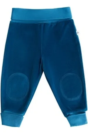 Leela COTTON Sweathose Baby Nickyhose blau 74/80