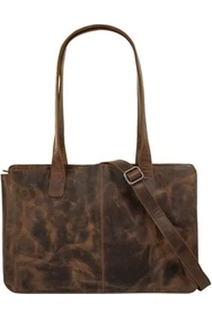 Bagan Henkeltasche, echt Leder braun