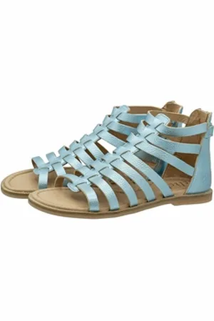 Clic! Clic Clic Römer Sandalen Mädchen Leder Hellblau schmal 9708 Sandalette 38 EU