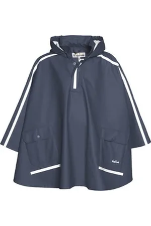 Playshoes Regenponcho Regen-Cape langer Rücken blau 128