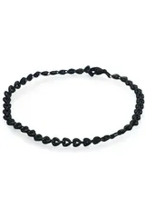 Eyecatcher Armkette Herz Armkette Armband aus Herzkettenglieder 3 Farben schwarz