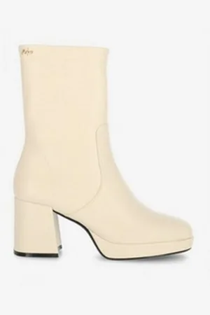Mexx Damen Stiefel BOOT KIWI - Off white Stiefelette weiß 42 EU