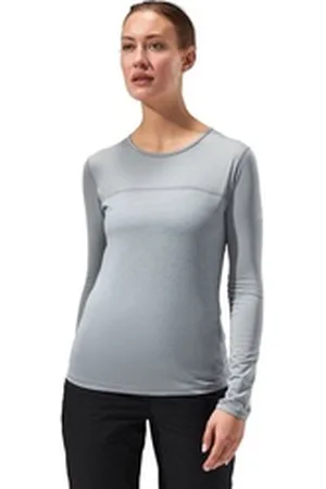 Berghaus Rundhalsshirt (1-tlg) aus hochatmungsaktiven Material grau XL