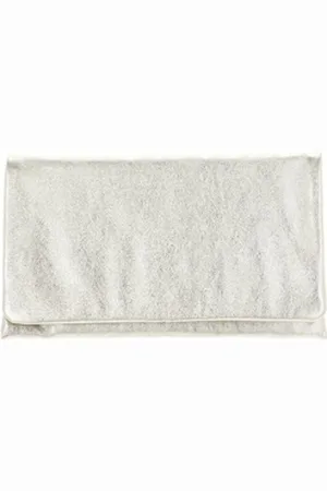 Abro+ Clutch Leather Mimosa goldfarben S | 23.5 cm x 14.5 cm x 2.5 cm