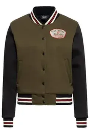 Queen Kerosin QueenKerosin Collegejacke Heartbreak Garage (1-St) mit Innenfutter grün M