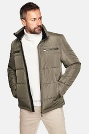 Cabano Steppjacke Stepp-Blouson mit daunenweicher Wattierung grün 32