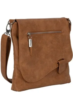 Bag Street Sporttasche Damentasche Umhängetasche Handtasche Schultertasche, als Schultertasche, Umhängetasche tragbar braun