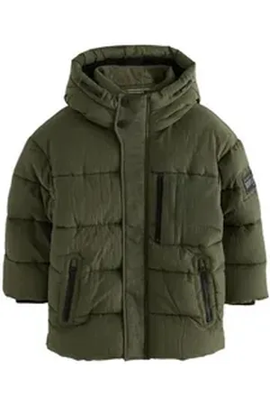 Next Steppjacke Wattierter Puffermantel im Utility-Stil (1-St) grün 110 (5 J.)