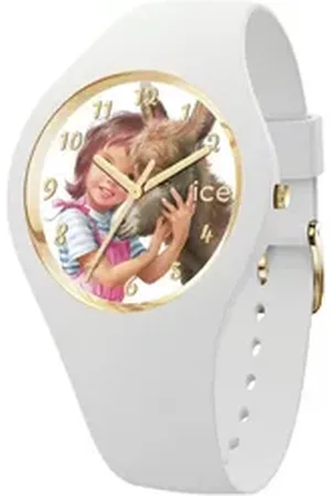 Ice-Watch Quarzuhr x MARTINE - Small - 3H 022705, Armbanduhr, Damenuhr, Silikonarmband, analog, limited Edition weiß