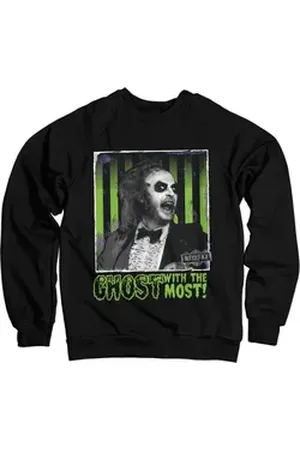 BEETLEJUICE Rundhalspullover schwarz XL