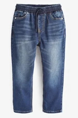 Next Loose-fit-Jeans Jersey-Jeans im Loose Fit (1-tlg) blau 140 (10 J.)