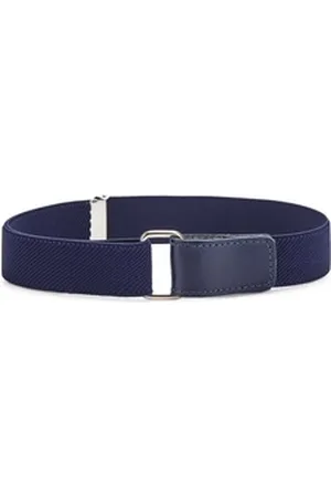 Ladeheid Stoffgürtel Kinder Gürtel Elastik-Gürtel 1-12 Jahre 34-90 cm P15 blau 1-6 Jahre