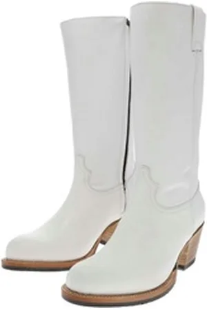 Sendra Boots 17615 Blanco Damen Lederstiefel Weiss Stiefel weiß 38 EU