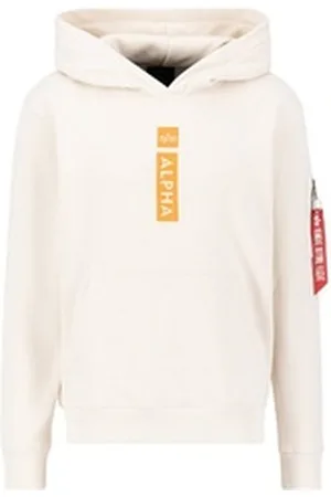 Alpha Industries Hoodie Men - Hoodies Alpha Puff Print Hoodie weiß 3XL