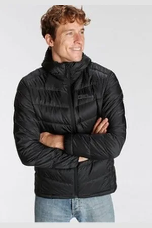 Jack Wolfskin Daunenjacke HOLLENBERG Winterjacke schwarz XXL