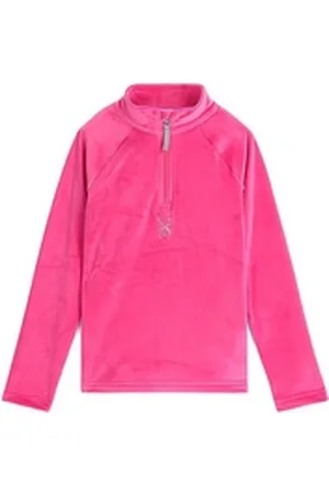 Spyder Langarmshirt Shimmer Bug Zip Langarm Fleece für Mädchen rosa