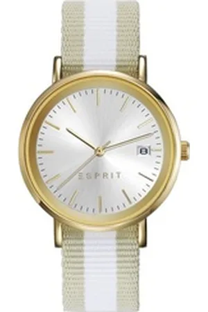 ESPRIT Quarzuhr Damen Analog Quarz Uhr mit Nylon Armband ES108362002, Damen Analog Quarz Uhr mit Nylon Armband ES108362002