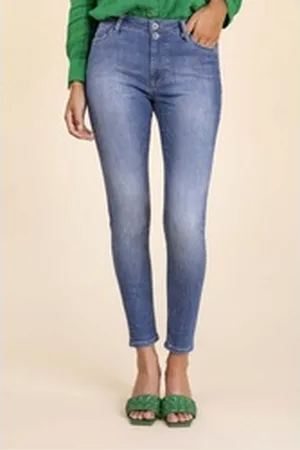 Blue Fire Stretch-Jeans LARA pacific 1136.234 blau W28 / L32