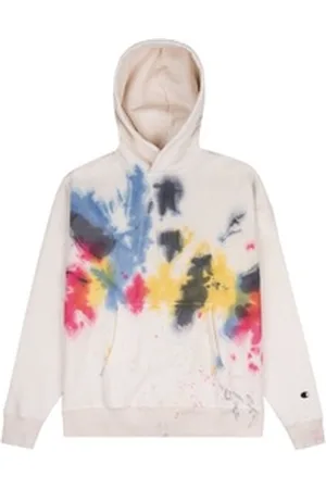 Champion Hoodie Herren Kapuzenpullover Hooded Sweatshirt Raw Nature weiß S