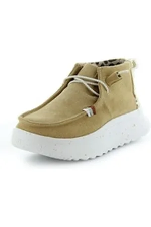 Hey dude Wendy Schnürstiefelette Plateausohle braun 38