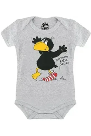 LOGOSHIRT Body Der kleine Rabe Socke - Socke mit lizenziertem Print grau 86/92