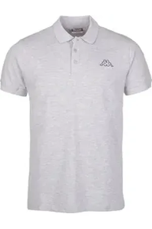 Kappa Poloshirt Poloshirt in großen Größen grau 6XL