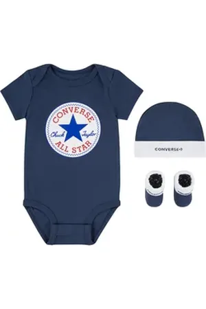 Converse Converse Body CLASSIC CTP INFANT HAT BODYSUIT BOO (Packung, 3-tlg) blau