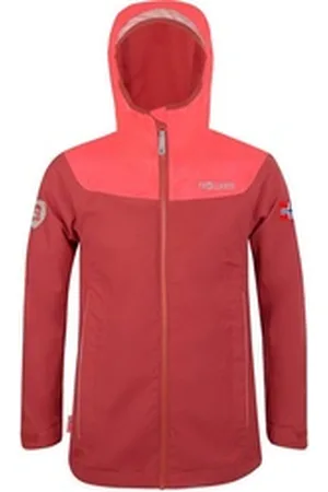TROLLKIDS Regenjacke Girls Bergen Jacket rot 164 Kinder
