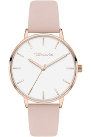 Tamaris Quarzuhr Echtleder rosa