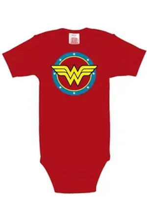 LOGOSHIRT Body mit Wonder Woman-Print rot 86/92