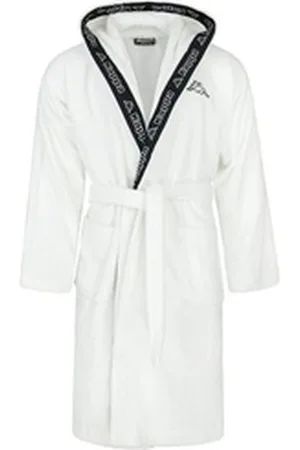 Kappa Bademantel Bathrobe Unisex, Baumwolle weiß XXL