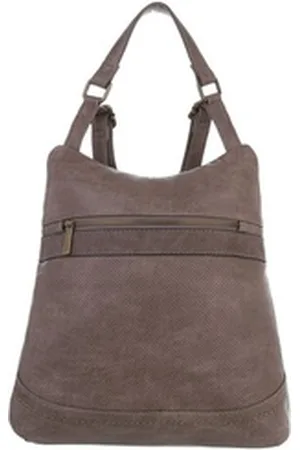 Ital-Design Schultertasche Mittelgroße, Damentasche used Optik Handtasche braun