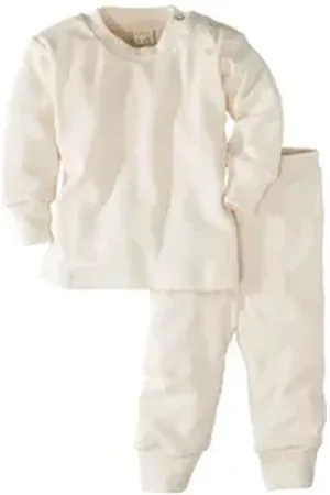 hessnatur Pyjama Regular aus reiner Bio-Baumwolle (2 tlg) beige 98/104