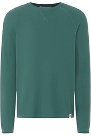 Timezone Strickpullover Spiral Knit Crewneck grün L