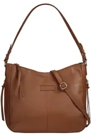 Bruno Banani Shopper, echt Leder braun