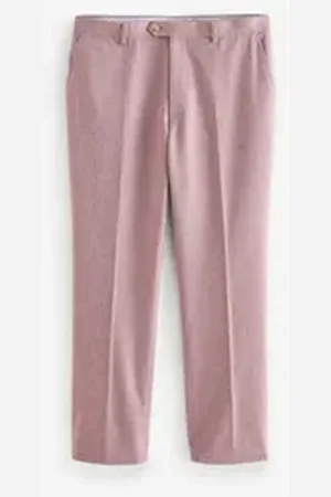Next Anzughose Regular-Fit-Anzughose aus Nova Fides Wollmix (1-tlg) rosa 36