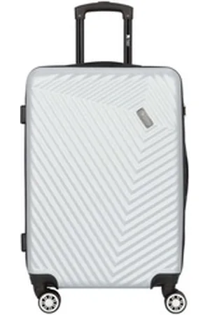 Mano Hartschalen-Trolley Don Carlo, 4 Rollen, ABS silberfarben