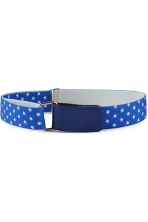 Ladeheid Stoffgürtel Kinder Gürtel Elastik-Gürtel 1-12 Jahre 34-90 cm P15 blau 8-15 Jahre