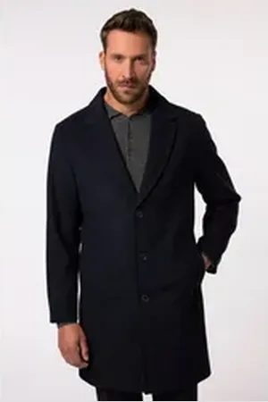 JP 1880 Kurzmantel JP 1880 Mantel Wollmix Reverskragen bis 8 XL blau|schwarz 4XL