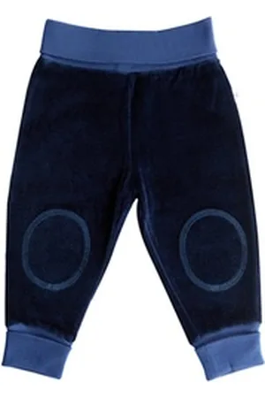 Leela COTTON Sweathose Baby Nickyhose blau 74/80
