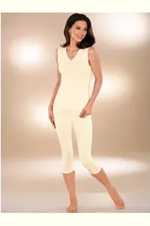 CON-TA Lange Unterhose Hose 3/4-lang beige 40