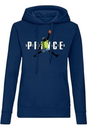 Blondie & Brownie Hoodie Damen Fresh Prince Bel Air Basketball mit Kapuze blau XL