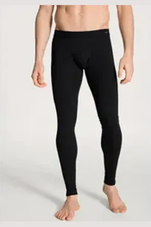 Calida Lange Unterhose Cotton Code mit Komfortbund schwarz M (50)