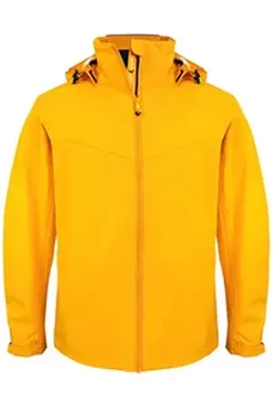 CRAZY 4 SAILING Regenjacke Texel leicht, wasserdicht und atmungsaktiv goldfarben L