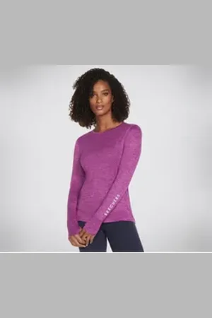 Skechers Langarmshirt GODRI SWIFT LS CREW GODRI SWIFT Material lila XXL